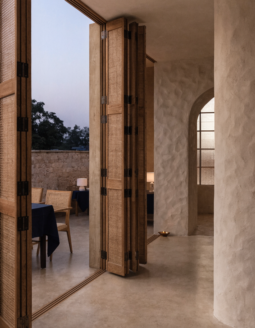 A house opened for the evening